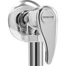 Benkiser WC flush valve type 810 non-self-closing, chrome...
