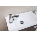 Válvula de pilar de cierre automático Benkiser EOS ECO proyección 91 mm cromo 1552000 NUEVO