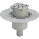 Scarico bagno Viega 4926 in DN50, plastica grigia 556914...