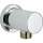 Grohe codo de conexión a la pared Rainshower DN15 Linear con roseta redonda cromo 27057000 NUEVO