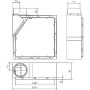 Evenes Unterputzgehäuse Typ UL Zweitraumanschluss links, mit Brandschutz NEU
