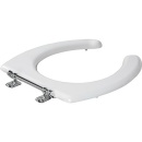 Evenes WC-brilring Elga open, wit, gemaakt van polyester,...