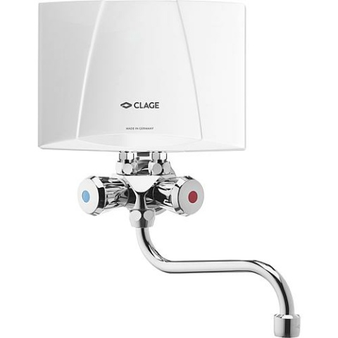 Clage Kleindurchlauferhitzer M7/SMB m.Zweigriffmischer,400V, 6,5KW,drucklos 1500-17107 NEU