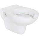 WC sospeso Evenes Elida in ceramica, bianco, con...