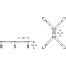 Pie de plato de ducha Mepa BW5 Maxi 150 130 NUEVO