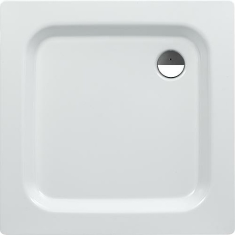 Roca Duschwanne ERAM Quadrat 800x65x800 mm Stahl-Emaille, weiß 72B0782211 NEU