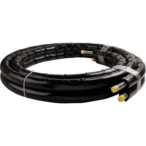 AYVAZ Solar-Flexrohr 2 in 2 DN 12, 50m mit Isolierung und...