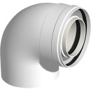 SEM sistema di fumi in plastica curva 87° - DN 80/125...