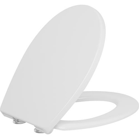 Hamberger Sanitary WC-Sitz Emu aus Duroplast, weiß SoftClose, Steckscharnier mit Spreizdübel (BxT) 386x453mm NEU