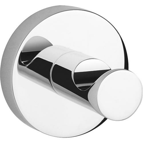 Gancho toallero Evenes Ocho de latón cromado NUEVO