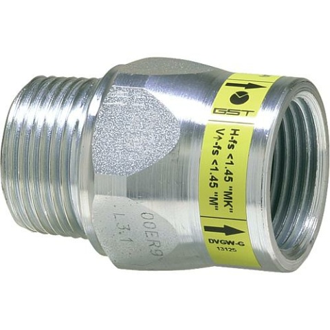 Misuratore di portata gas Teco DN20 (3/4""), 4,0m³/h, ingresso AG, uscita IG NUOVO