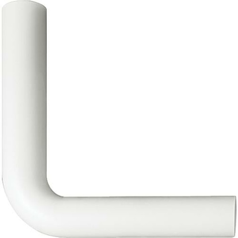 Sanitärtechnik Eisenberg Flush pipe bend h = 650 x l = 350 mm white NEW