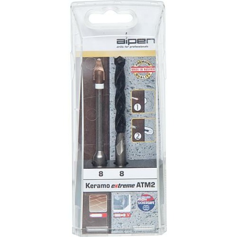 Broca Alpen para baldosas/hormigón Keramo-extreme set 8.0 300082100 NUEVO
