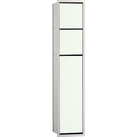 Modulo WC Emco asis 150 a scomparsa, altezza 809 mm, alluminio/optiwhite NUOVO