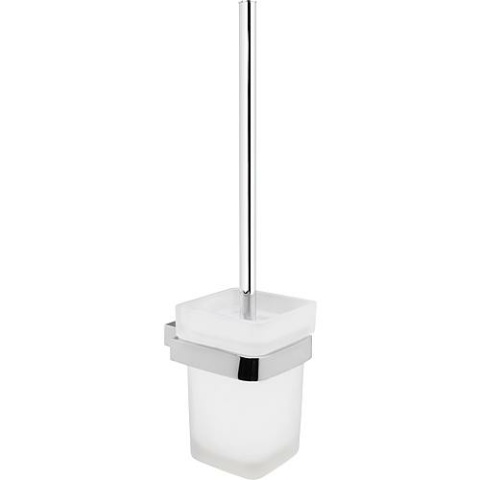 Evenes WC Bürstengarnitur Eivor mit Wandhalter Zink verchromt NEU