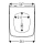 Hamberger Sanitary WC-Sitz EVENES enero Standard NEU
