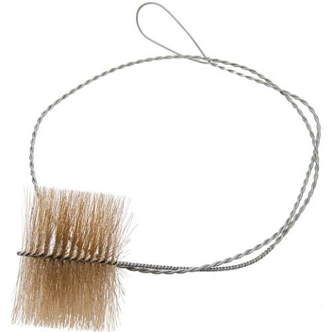 Lessmann Ofenrohrwischer 2000x120x150mm Stahldraht STM vermessingt 546329 NEU