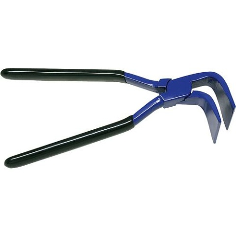 Kiesel folding pliers, 90° bent, forged, lacquered jaw width 60mm/ L=260mm 807 60 PVC NEW