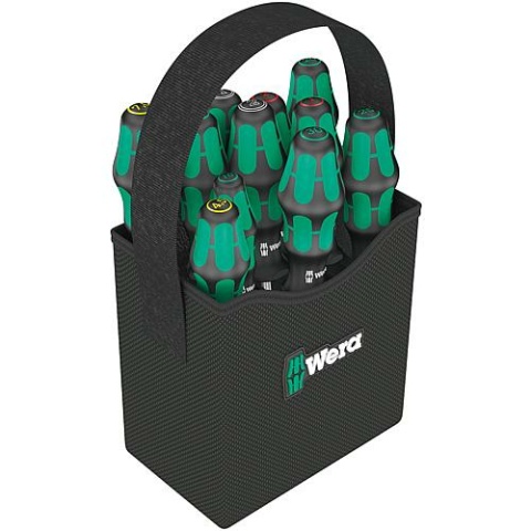 Wera 11-piece screwdriver set in Wera2go4 storage box NEW