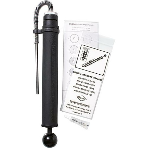 Tester sadzy Brigon kompl. 4210 W zestawie skala porównawcza wzoru sadzy Paski bibuły filtracyjnej Smar NOWOŚĆ