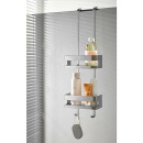 Emco door rack system 2 chrome, with 2 wall baskets WxHxD:225x703x97mm NEW