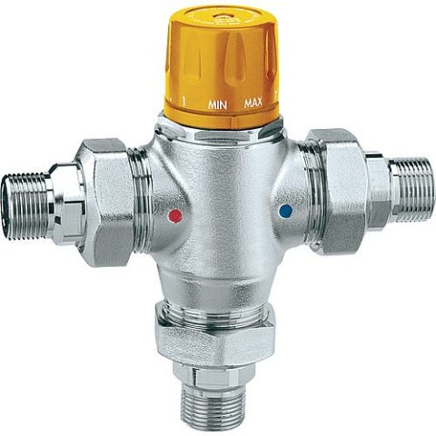 Caleffi Solar-Thermomischer 3/4"", 4,5 m³/h Einstellbar von 30°-65°C 252350 NEU