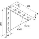 Fischer Winkelkonsole WK 200/200 79570 NEU