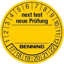 Benning test badges PU = 300 stuks 30mm 756212 NIEUW