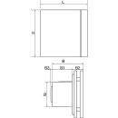 S&P wentylator do malych pomieszczen S+P Silent-100 Design CHZ 5210602000 NOWOSC