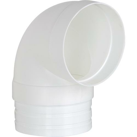 Upmann deflector with spigot DN 125 round, white 66877 NEW