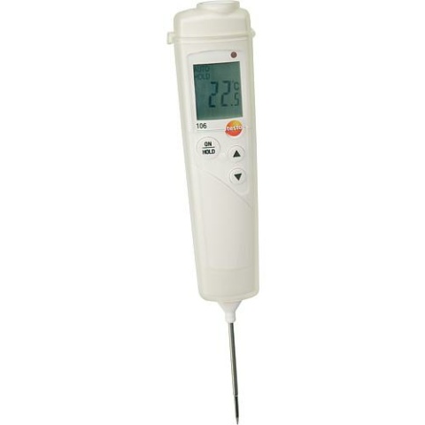 Testo 106, kernthermometer incl. top safe en batterij 0563 1063 NIEUW