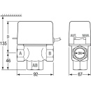 Mut Valvola di zona a 3 vie SF DN 15, KVS 6,6 230 V NUOVO