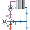 Mut 3-Wege Regelventil MK DN 40/PN 16 iG KVS 19 NEU