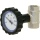Ball valve 3/4"" IGxIG with thermometer handwheel blue nickel-plated NEW