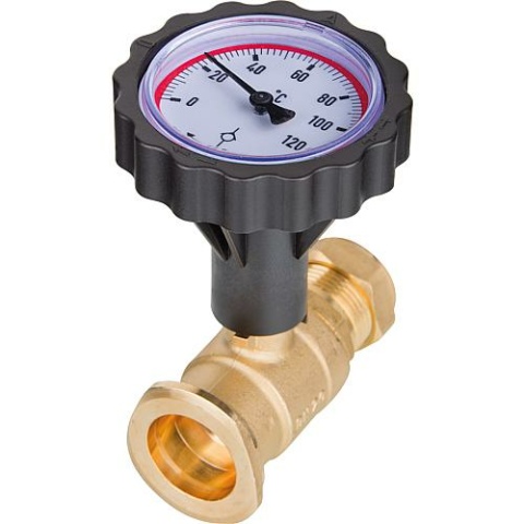 Valvola a sfera solare Easyflow di Weinmann & Schanz con flangia RSK 22mm KRV x pompa 0365R22/G/TER-R NUOVO