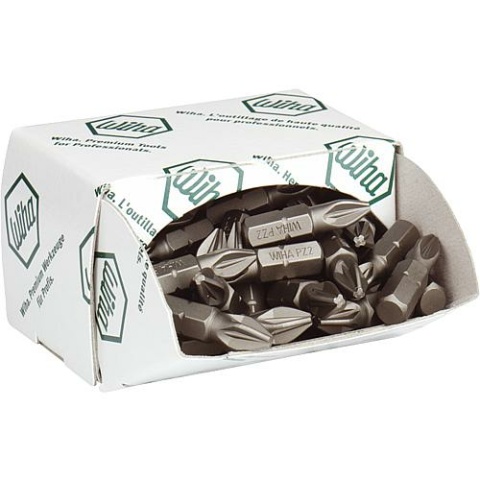 Wiha bit bulk pack, Pozidriv PZ2 Type: 7929 Z PU 50 pieces 8057 NEW