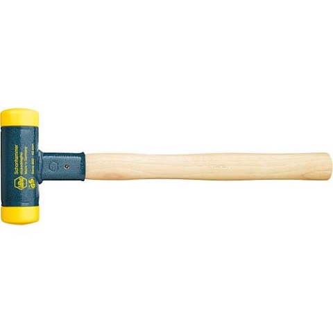 Wiha non-rebound soft-face mallet with hickory wood handle type 800, impact head Ø 30 mm 2093 NEW