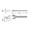 Gedore open-end spanner type 894 60 6577350 NEW