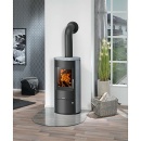 Justus Kaminofen Austin 5 Speckstein, Korpus Stahl...