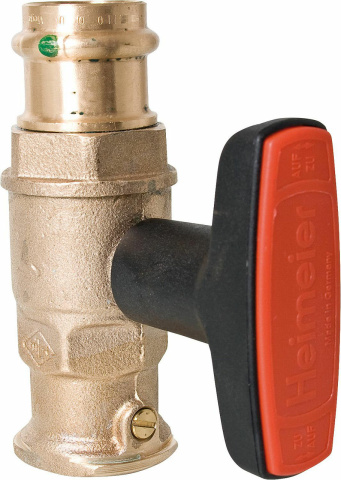 HEIMEIER ball valves P-S with gravity brake 28mm x 1"" NEW