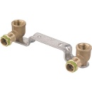 Aalberts gunmetal press fitting V-contour assembly unit cranked P 4976 15x1/2x150 4976VW1512 NEW