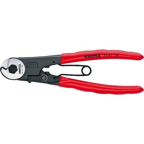 Tagliafili Knipex lucidato con rivestimento in plastica lunghezza 150 mm 95 61 150 NUOVO