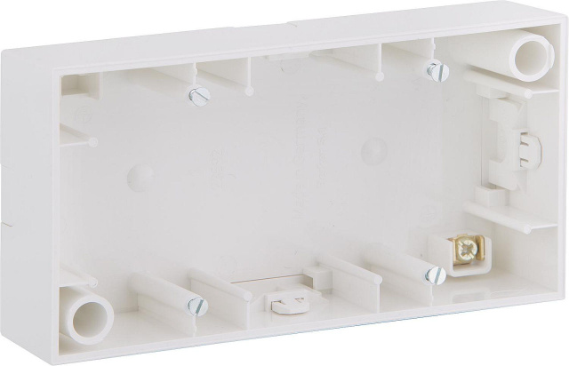 Berker obudowa natynkowa 10428989, 2-krotna S.1 biały polarny, połysk, 1 sztuka 23059560 NOWOŚĆ