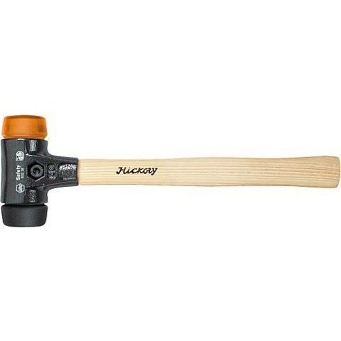 Młotek Wiha Safety soft-face, czarny/pomarańczowy przezroczysty Typ 832-38, głowica udarowa Ø 30 mm 26611 NOWOŚĆ