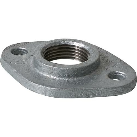 ATUSA Tempergussfitting verzinkt Nr. 320 Gewindeflansch, Ø 1 1/2"" NEU