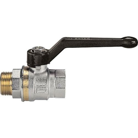 Effebi Messingkugelhahn AG/IG 1 1/2"" mit Alu-Handhebel NEU