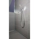 Doccetta Evenes Cubo angolare a 1 getto tipo cromo NUOVO