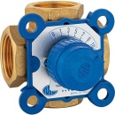 Mut Vierwegemischer Messing Typ 3000 R DN 25, KVS 6,2 NEU