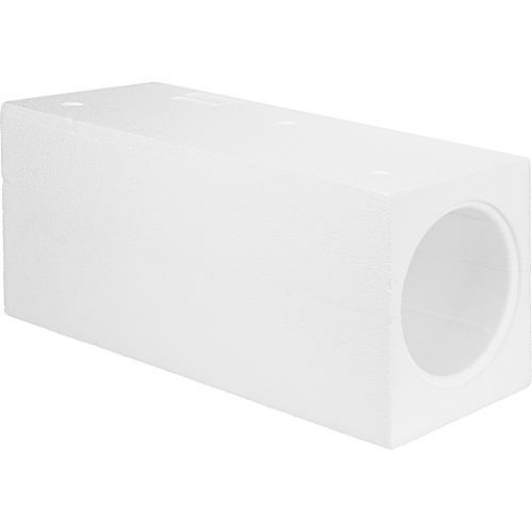 Lunos Wandeinbaugehäuse aus EPS Styropor für Rundkanäle, Drm: 160mm 41139 NEU