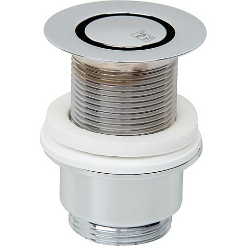 Shaft valve ""Lens"" without overflow, 63mm, with fixed drain plate NEW